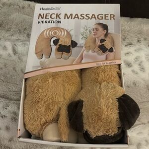 Massaging Neck Pillow (Pug Design)
